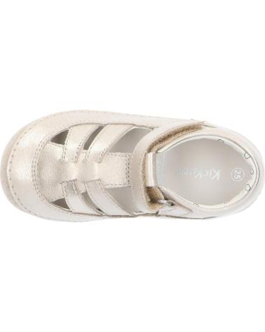 Sandalias KICKERS  de Niña 927896-10 SUSHY COW SSPL-23-058  113 BEIGE CHAMPAGNE