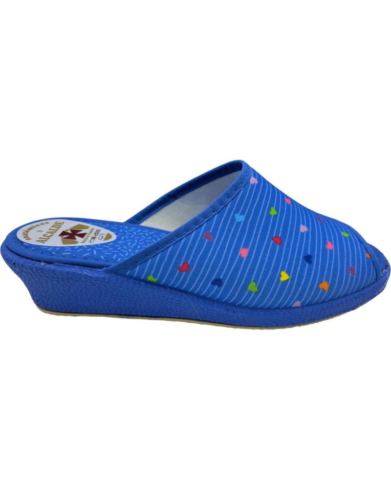 Calzado de casa ALCALDE  de Mujer ZAPATILLA CASA MUJER  AZUL