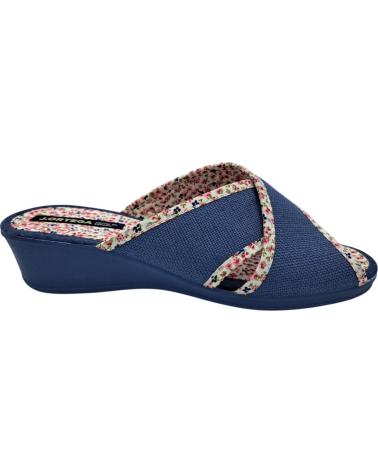 Pantoufles PINTURINES  pour Femme ZAPATILLA TIRAS CRUZADAS  VAQUERO