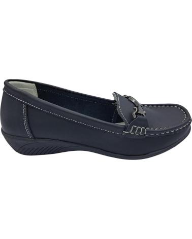 Zapatos CALZADOMANIA  de Mujer MOCASIN SENORA PIEL  NEGRO