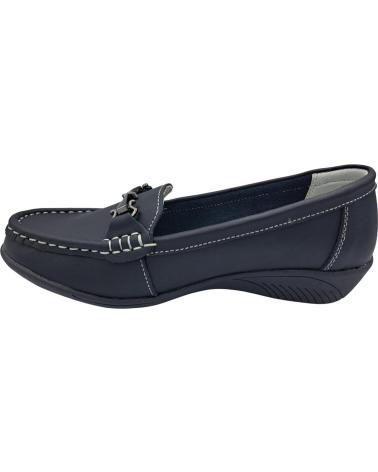 Zapatos CALZADOMANIA  de Mujer MOCASIN SENORA PIEL  NEGRO
