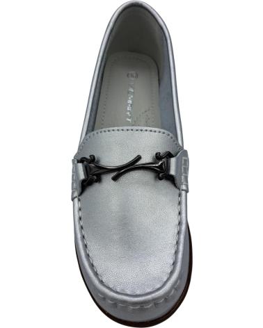 Zapatos CALZADOMANIA  de Mujer MOCASIN SENORA PIEL  PLATA