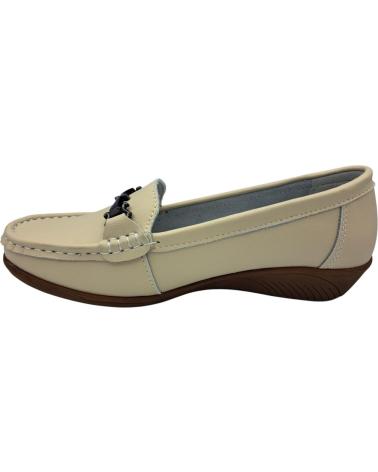Schuhe CALZADOMANIA  für Damen MOCASIN SENORA PIEL  BEIGE