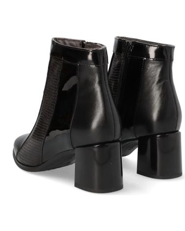Botines de Mujer PITILLOS BOTAS PIEL NEGRAS TACON CONFORT NEG-NEG-NEG