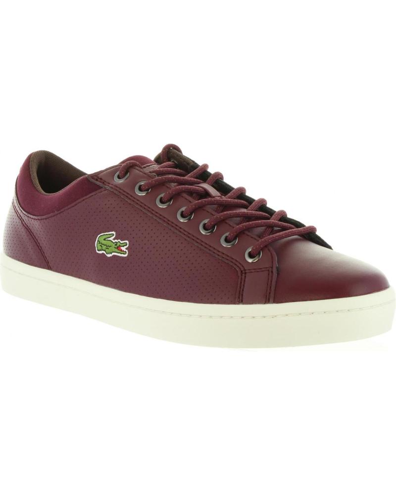 Shoes De Hombre LACOSTE 34CAM0063 STRAIGHTSET 1V9 BURGUNDY