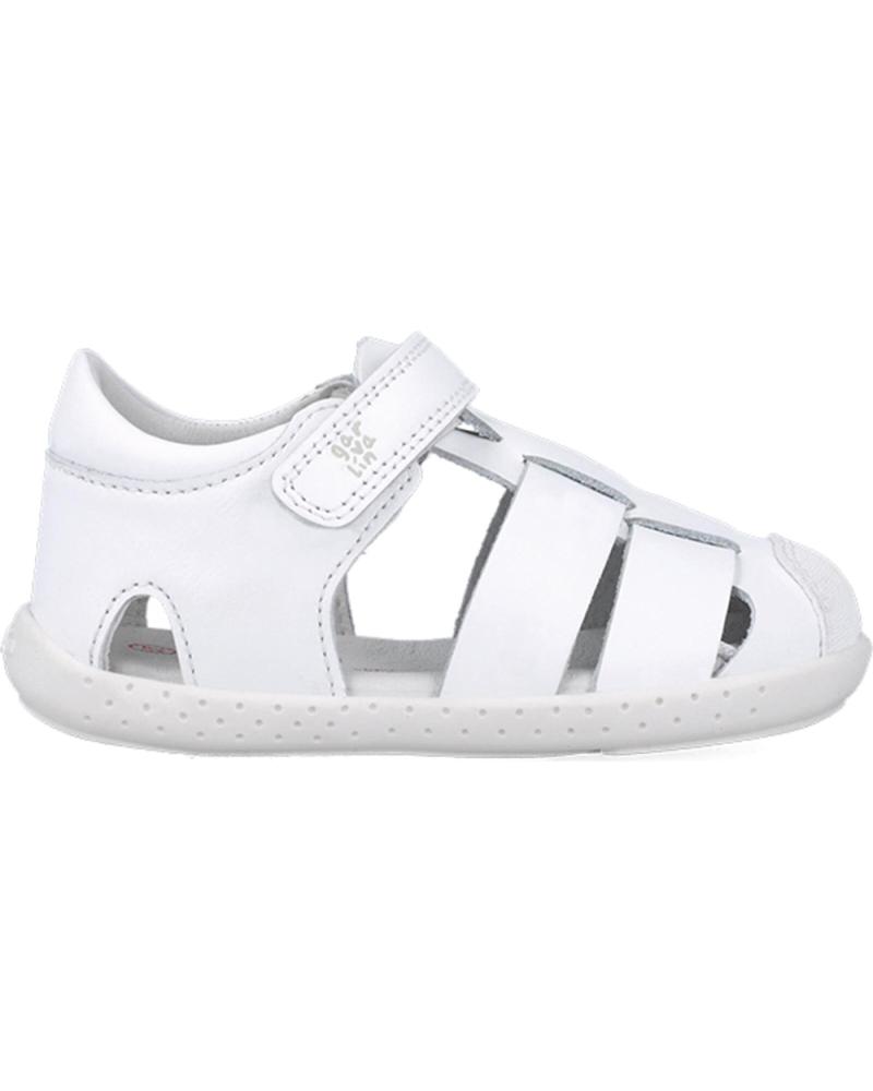 girl and boy Sandals GARVALIN SANDALIAS RESPETUOSAS 252326 BAREFOOT SOFT  BLANCOE050