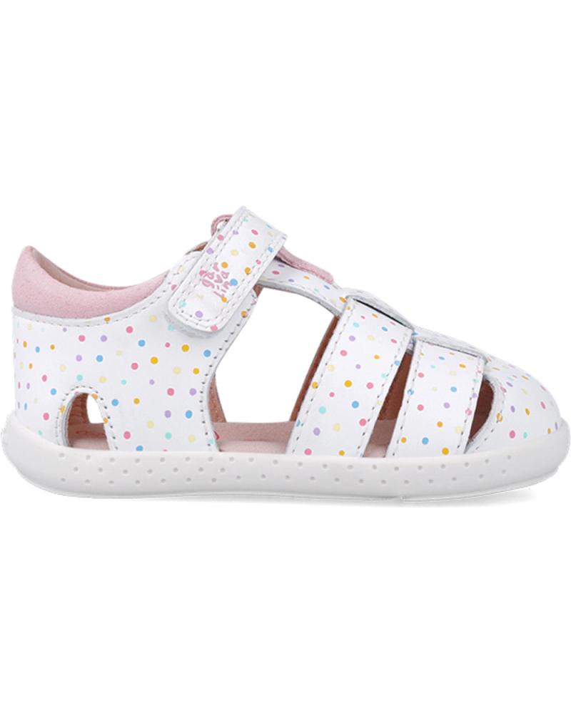 Sandali GARVALIN  per Bambina SANDALIAS RESPETUOSAS PARA CHICA 252329 BAREFOOT SOFT  BLANCOB050