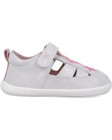 Sandali GARVALIN  per Bambina SANDALIA RESPETUOSA PARA CHICA 252330 BAREFOOT ESTRELLAS  BLANCOB050