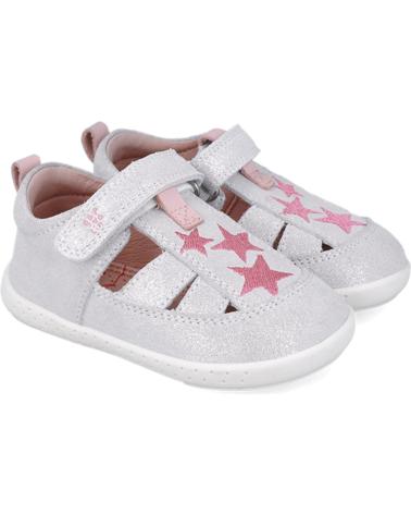 Sandali GARVALIN  per Bambina SANDALIA RESPETUOSA PARA CHICA 252330 BAREFOOT ESTRELLAS  BLANCOB050