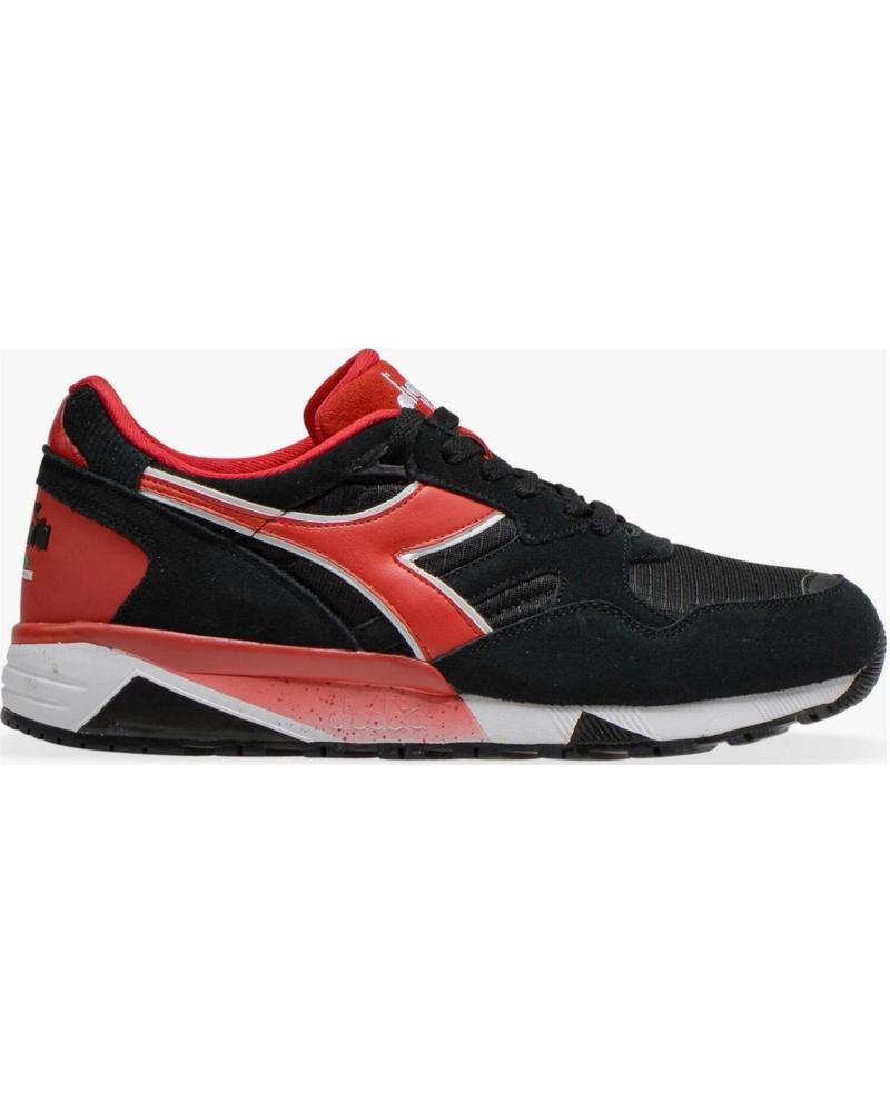 Zapatillas deporte de Hombre DIADORA N9002 BETA BLACK-DARK RED