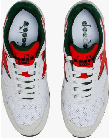 Man sports shoes DIADORA N9002 BETA  WHITE-CHINESE RED