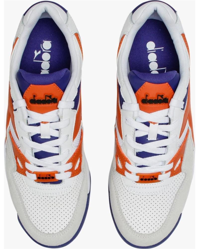Sapatos Desportivos De Hombre DIADORA REBOUND ACE BETA WHITE ORANGE