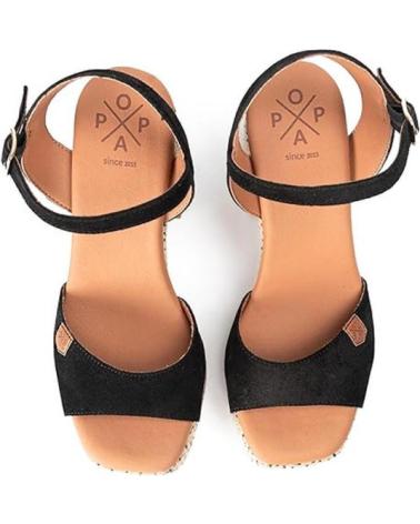 Sandálias POPA  de Mulher SANDALIAS DE TACON MUJER MARSELLA  NEGRO