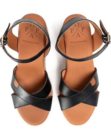 Sandalias POPA  de Mujer SANDALIAS DE TACON MUJER CLIFTON  NEGRO