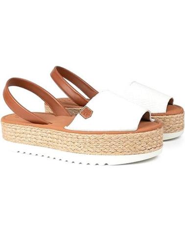 Sandalen POPA  für Damen SAONA SNAKE  BLANCO
