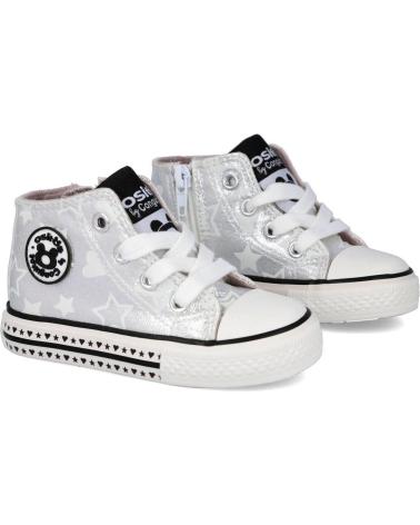 Esportes  de Menina CONGUITOS MIS 14159 ZAPATILLAS ALTAS UN PLATA