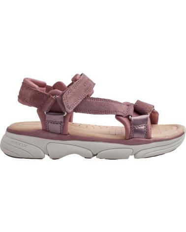 Sandalias GEOX  de Mujer SANDALIAS DEPORTIVAS DE PIEL J S LUNARE G B J02BHB-7715 PARA  LILA