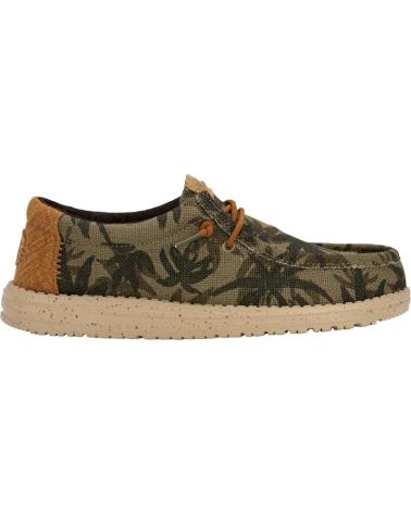 Zapatos HEY DUDE  de Hombre MOCASIN HOMBRE DUDE WALLY PALM JUTE  VERDE