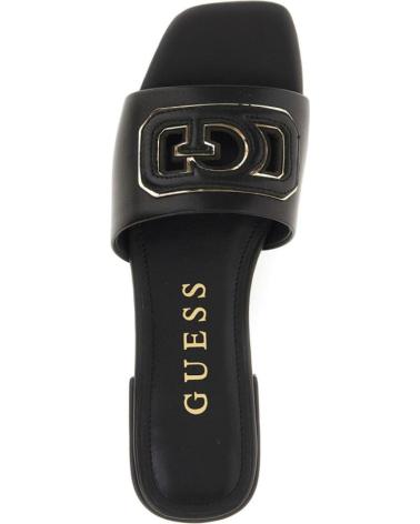 Sandales GUESS  pour Femme SANDALIA TARISHA COMBINADA CON PIEL  BLACK-GOLD