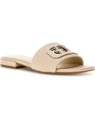 Sandales GUESS  pour Femme SANDALIA TARISHA COMBINADA CON PIEL  CREAM-GOLD