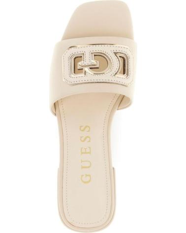 Sandales GUESS  pour Femme SANDALIA TARISHA COMBINADA CON PIEL  CREAM-GOLD