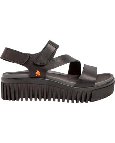 Sandalias ART  de Mujer BRIGHTON 1573 BLACK  NEGRO