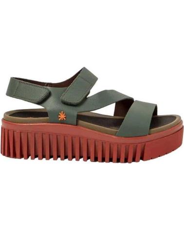 Sandalias ART  de Mujer BRIGHTON 1573 FOLIAGE  VERDE