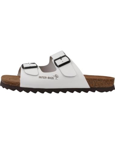 INTERBIOS SANDALIAS HOMBRE INTER BIOS MODELO 9560IB COLOR BLANC BLANCO