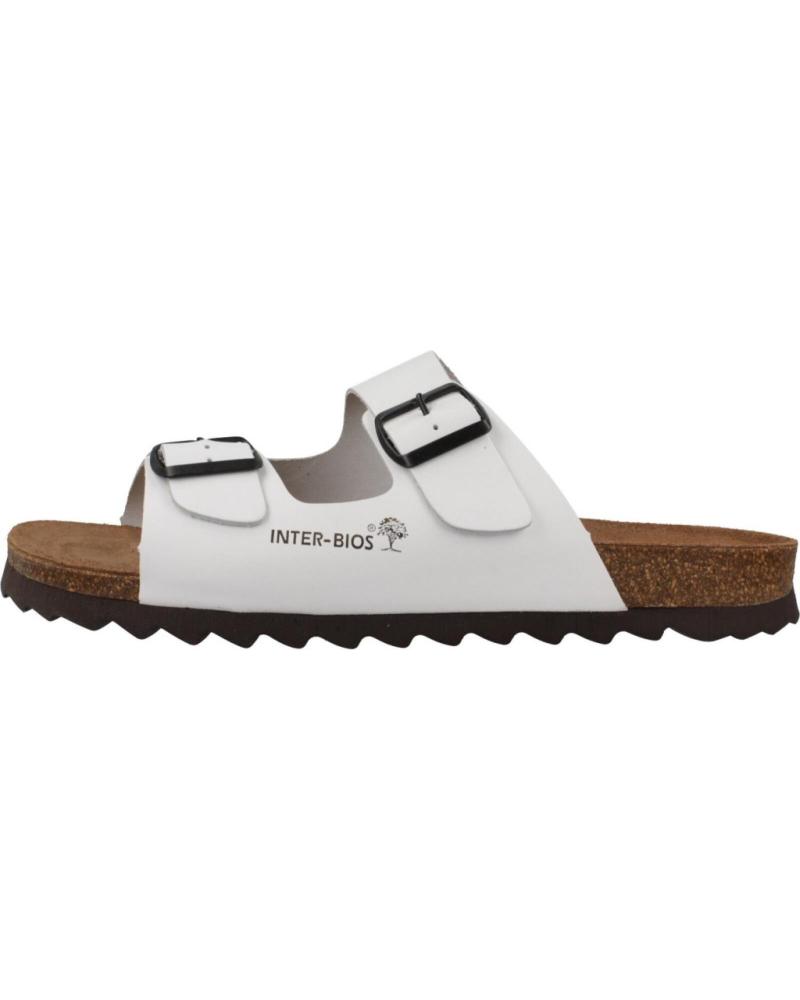 INTERBIOS SANDALIAS HOMBRE INTER BIOS MODELO 9560IB COLOR BLANC BLANCO