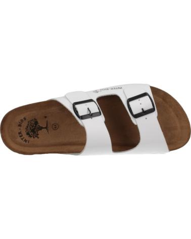 INTERBIOS SANDALIAS HOMBRE INTER BIOS MODELO 9560IB COLOR BLANC BLANCO