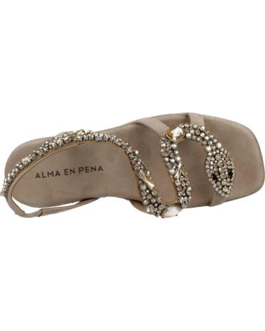 Sandalias de Mujer ALMA EN PENA SANDALIAS MUJER MODELO V251605 COLOR MARRON CLARO VISION