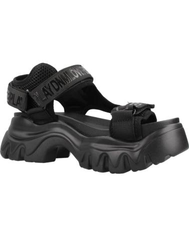 REPLAY RSA60007T JUYCE SPORTY SCHWARZE PLATEAU-SANDALE BLACK