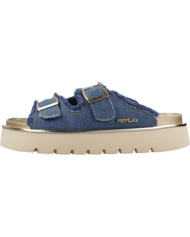 Sandali REPLAY  per Donna SANDALIAS MUJER MODELO MUDDY COLOR AZUL  DENIM