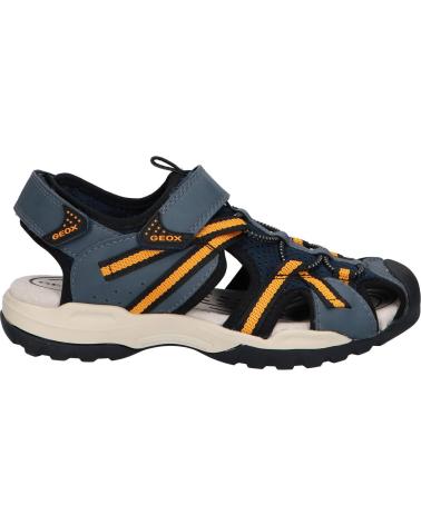 Sandales GEOX  pour Femme et Fille et Garçon J450RB 014ME J BOREALIS  C0659 NAVY-ORANGE