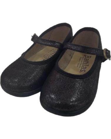 Zapatos BATILAS  de Niña MERCEDITAS Y BAILARINAS  NEGRO