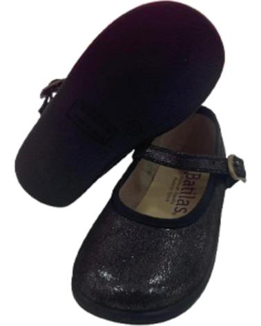 Zapatos BATILAS  de Niña MERCEDITAS Y BAILARINAS  NEGRO