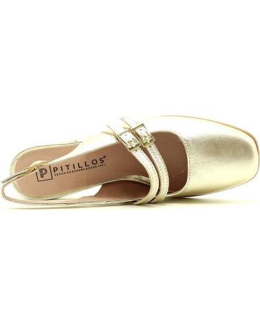 Ballerinas PITILLOS  für Damen DESTALONADO 10495  ORO
