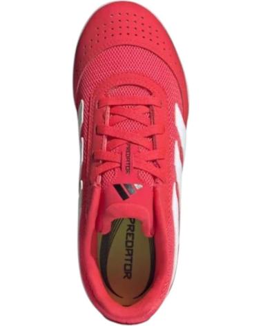 ADIDAS PREDATOR CLUB IN SALA CORAL FLUOR-BLANCO-NEGRO PARA NINO - 3 CORAL FLU-BLA