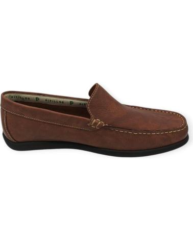 Zapatos PITILLOS  de Hombre MOCASIN PIEL  MARRN