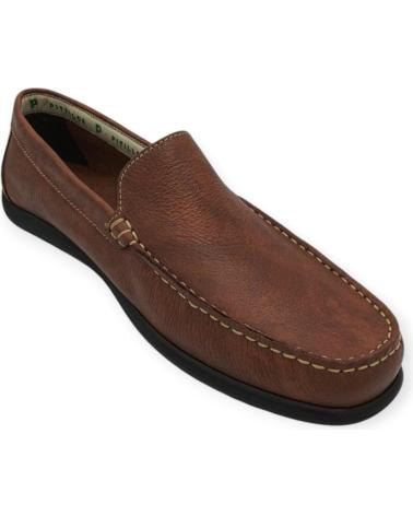 Zapatos PITILLOS  de Hombre MOCASIN PIEL  MARRN