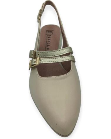 Bailarinas PITILLOS  per Donna ZAPATO PIEL SALON  BEIGE