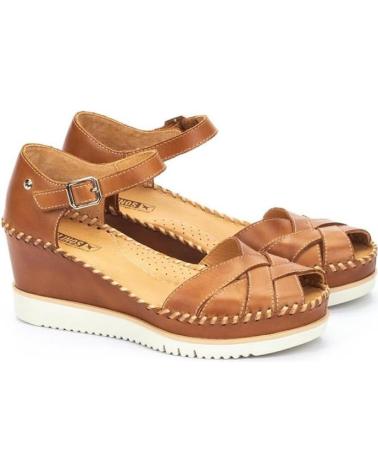 Sandali PIKOLINOS  per Donna CUNAS DE ESPARTO W3Z-1840 MUJER CUERO  MARRóN