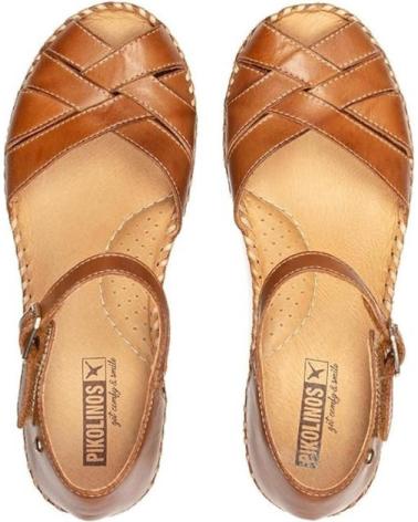 Sandali PIKOLINOS  per Donna CUNAS DE ESPARTO W3Z-1840 MUJER CUERO  MARRóN