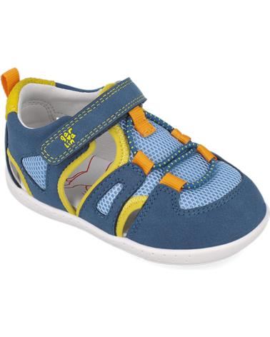 Sandali GARVALIN  per Bambino SANDALIA RESPETUOSA PARA CHICO 252336 SOFT REJILLA  AZULAMARILLOB598