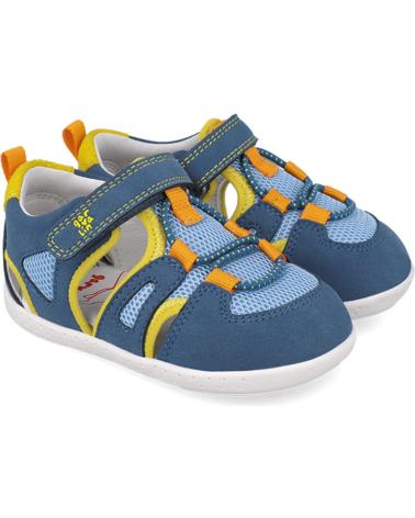 Sandali GARVALIN  per Bambino SANDALIA RESPETUOSA PARA CHICO 252336 SOFT REJILLA  AZULAMARILLOB598