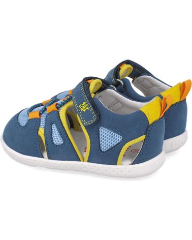 Sandali GARVALIN  per Bambino SANDALIA RESPETUOSA PARA CHICO 252336 SOFT REJILLA  AZULAMARILLOB598