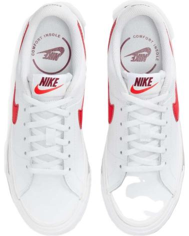 Sportif pour Femme NIKE ZAPATILLAS COURT LEGACY PARA NINOS UNISEX EN COLOR BLANCO