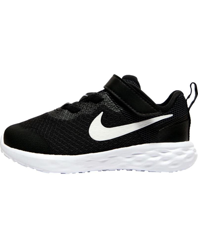Sneaker für Mädchen und Junge NIKE ZAPATILLAS NEGRAS REVOLUTION 6 NN DD1094 NEGRO