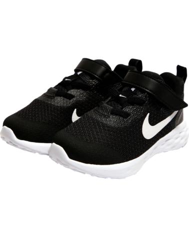 Sneaker für Mädchen und Junge NIKE ZAPATILLAS NEGRAS REVOLUTION 6 NN DD1094 NEGRO