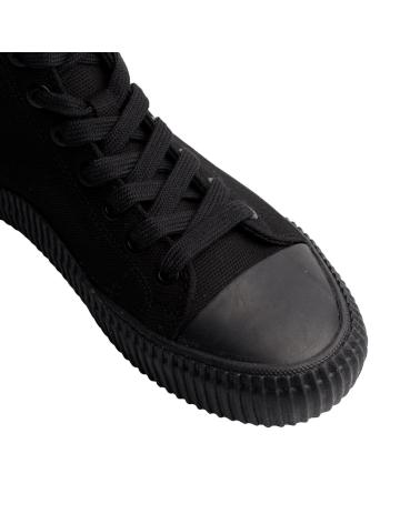 Sapatilhas CALVIN KLEIN  de Mulher ZAPATILLAS URBANAS DE CORTE ALTO R4134 PARA HOMBRE  NEGRO-AMARILLO